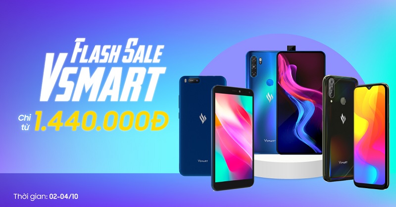 Sắm điện thoại Vsmart siêu hời giảm đến 400k
