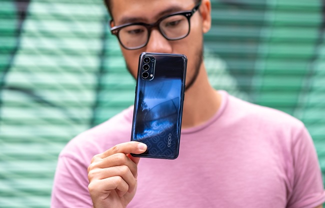 OPPO Reno4 nổi bật với thiết kế mỏng, nhẹ