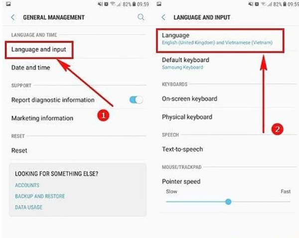 Cài đặt tiếng Việt cho điện thoại Samsung (1)