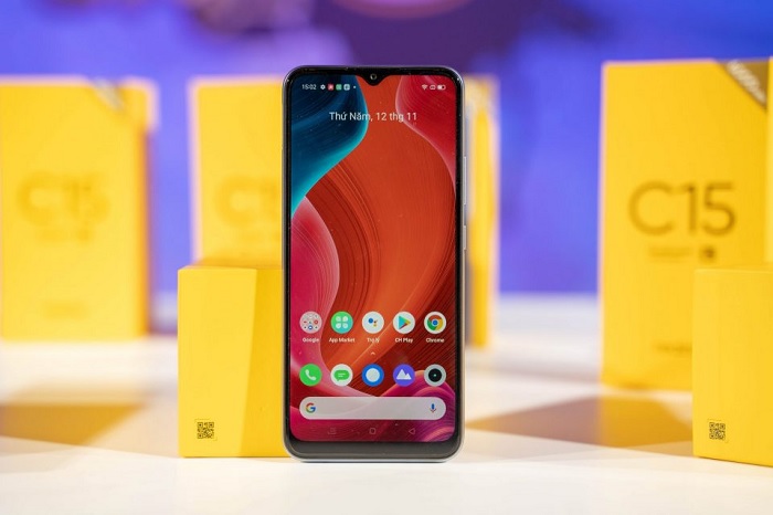 Realme C15 sở hữu viên pin dung lượng 6.000 mAh
