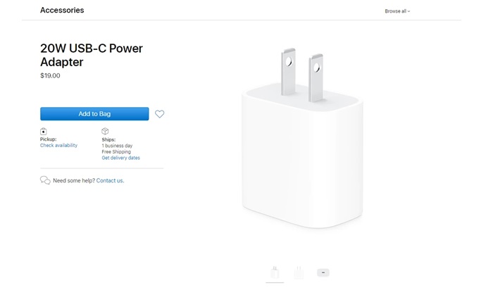 Củ sạc Apple 20W