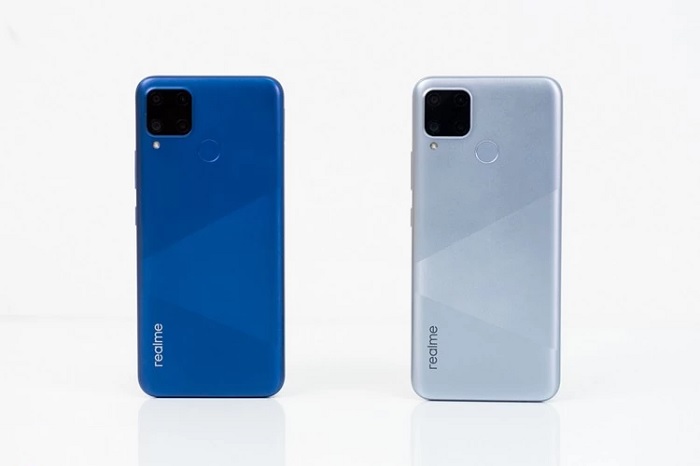 Realme C15 có hai màu cho người dùng lựa chọn là Bạc Hải Âu và Xanh Hải Dương vừa trẻ trung vừa sang trọng