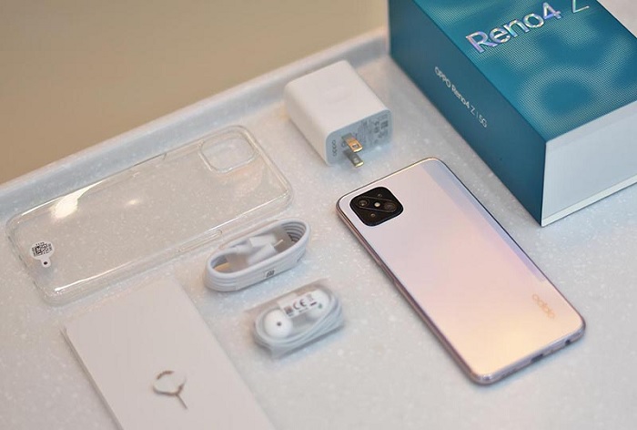 Các phụ kiện đi kèm OPPO Reno4 Z 5G