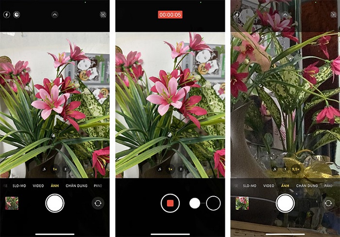 Giao diện camera sau khi được cải tiến nhiều