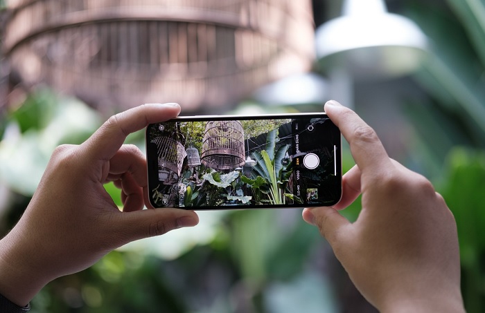 Giao diện camera iPhone 12