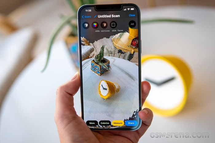 Cảm biến LiDAR giúp máy lấy nét nhanh hơn, cho chất lượng ảnh tốt hơn trong điều kiện ánh sáng yếu