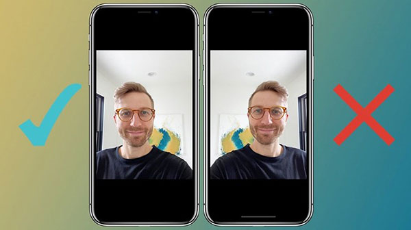 Ảnh chụp từ iPhone chạy iOS 14 bên trái và iOS 13 trở về trước bên phải.