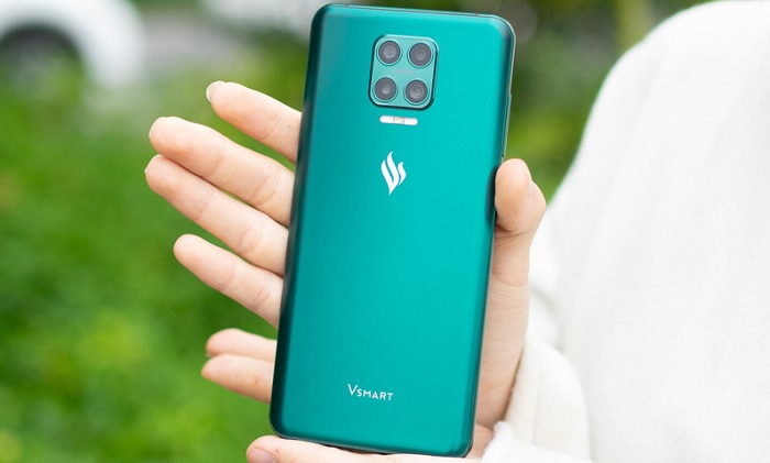 Thiết kế tổng thể máy khi nhìn từ mặt lưng