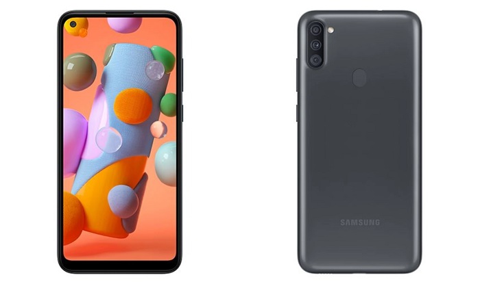 Galaxy A11 thuộc phân khúc smartphone giá rẻ sở hữu màn hình đục lỗ được Samsung ra mắt vào đầu năm nay
