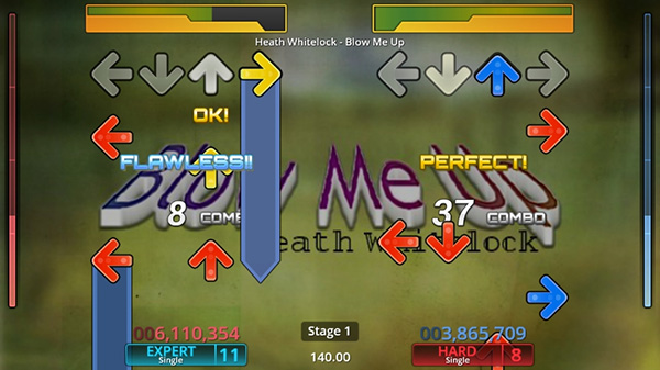 Game STEPMANIA luyện chuột