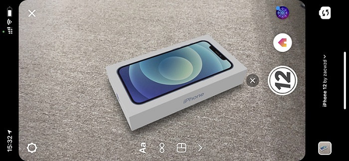 Bạn có thể dễ dàng tùy ý thay đổi kích thước của hộp iPhone 12 tùy vào sở thích của mình