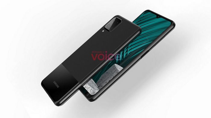 Galaxy M12 có thiết kế không quá dày