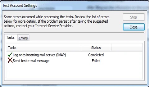 Nếu lỗi thì chọn Close
