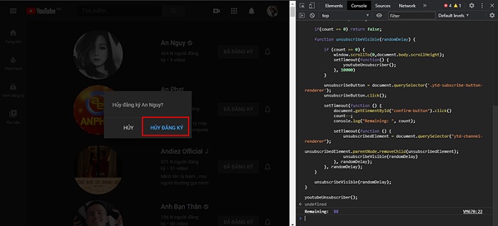 Thông báo hủy đăng ký