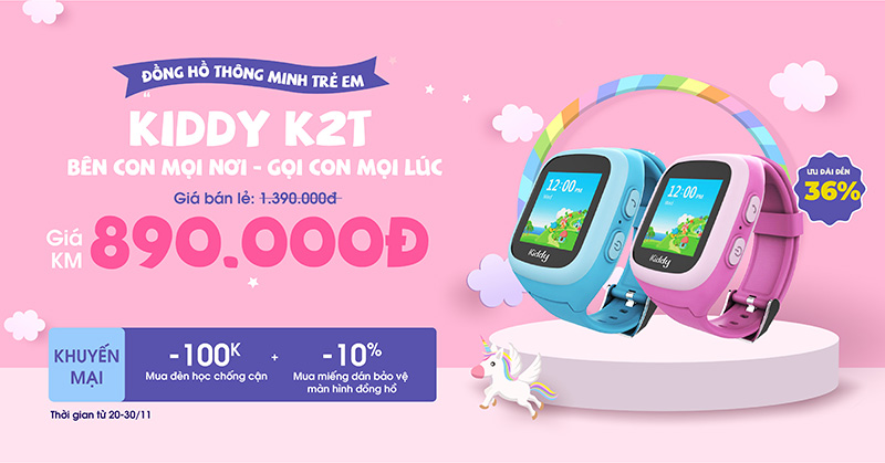 Đồng hồ trẻ em Kiddy K2T