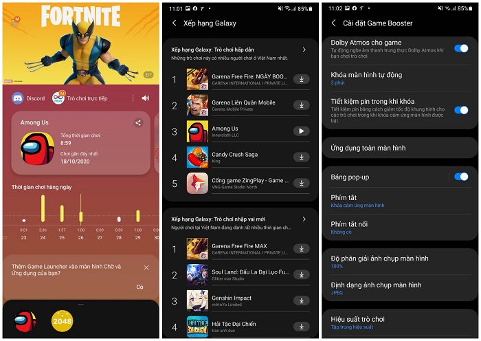 Các bạn nên chú ý đến Game Launcher