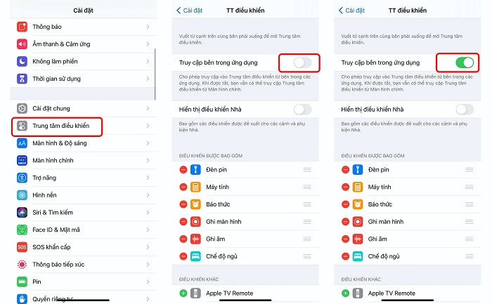 Bằng mẹo sử dụng Trung tâm điều khiển trên iPhone, bạn có thể tăng khả năng bảo mật cho điện thoại của mình