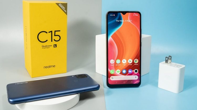 Mở hộp Realme C15: smartphone thiết kế hiện đại, cụm 4 camera, chip