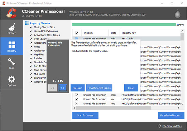 Phần mềm Piriform CCleaner