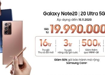 Thu cũ đổi mới lên đời Galaxy Note 20 series tiết kiệm 16 triệu đồng