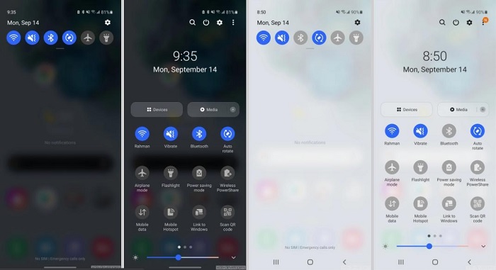 Làm mờ thanh công cụ là tính năng nổi bật của One UI 3.0