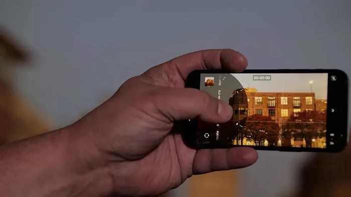 Giao diện camera iPhone 12 mini