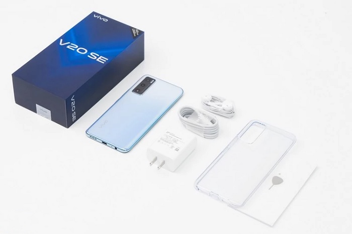 Các phụ kiện đi kèm Vivo V20 SE