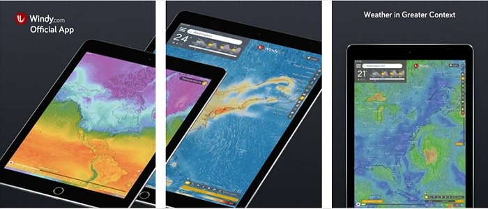 Windy.com là ứng dụng cảnh báo thiên tai được nhiều người tin dùng nhất hiện nay