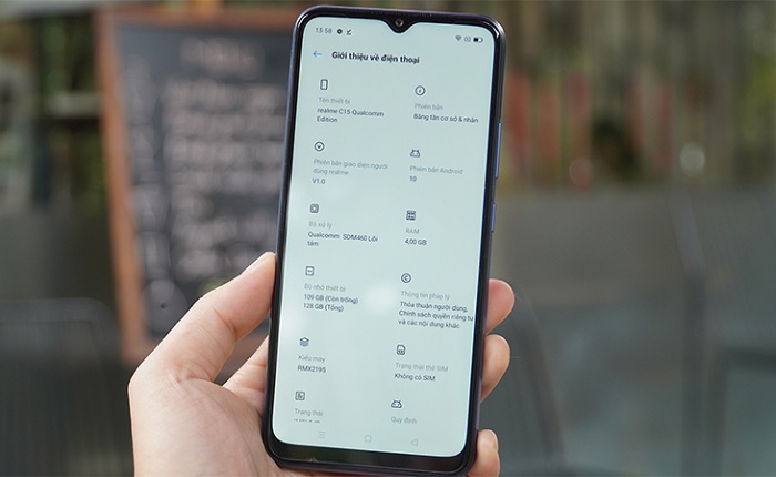 Thông số kỹ thuật Realme C15