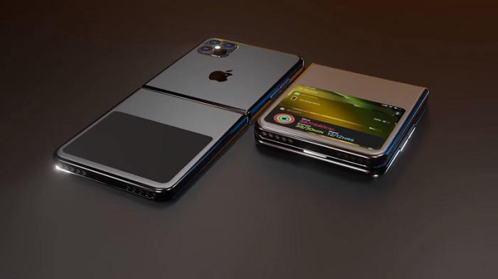 Concept iPhone 12 Flip với màn hình gập