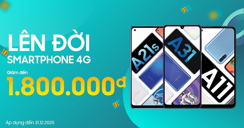 Tháng 12 này, nâng cấp máy 3G lên 4G giảm đến 1.800.000 đồng