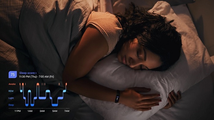 Galaxy Fit2 có tính năng theo dõi giấc ngủ