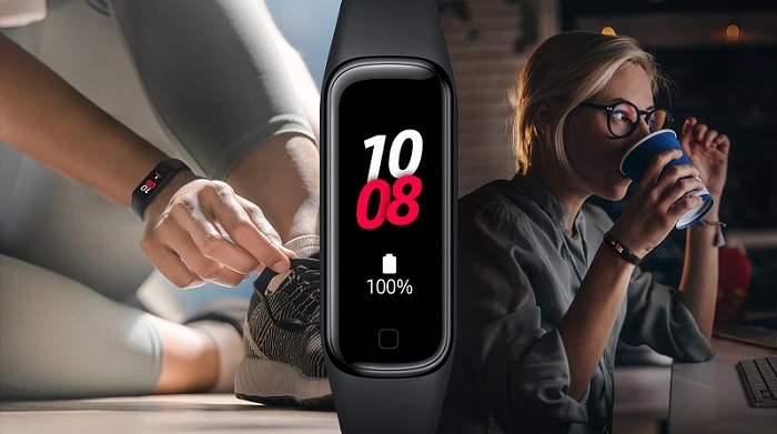 Galaxy Fit2 có thể sử dụng được 15 ngày sau 1 lần sạc đầy