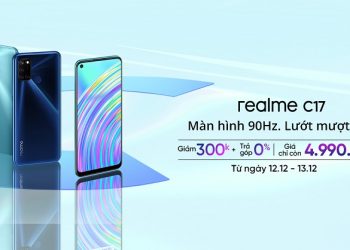Giảm ngay 300.000 đồng khi chọn mua Realme C17 tại Viettel Store
