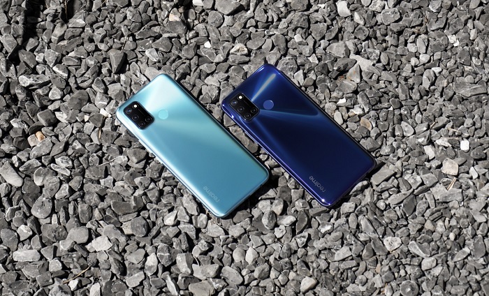 Realme C17 có hai phiên bản màu: Xanh lá cây và Xanh nước biển