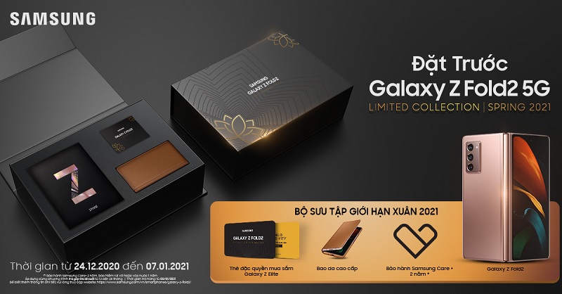 Đặt trước Galaxy Z Fold2 5G phiên bản Special Collection Spring 2021 nhận được loạt đặc quyền siêu VIP