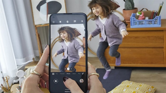 Nokia 5.4 với camera chính có độ phân giải 48MP