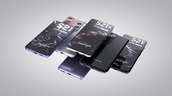 Lộ khe cắm SIM của dòng Galaxy S21 nằm ở phía dưới