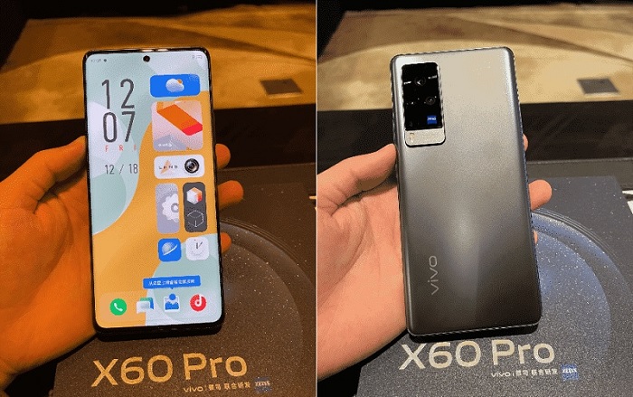 Vivo X60 Pro có 4 camera phía sau