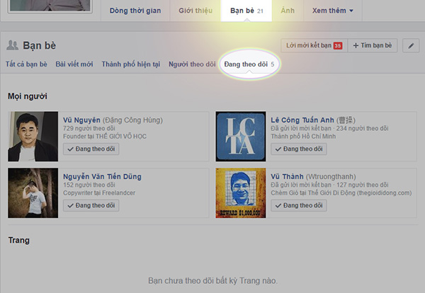 Cách bỏ theo dõi hàng loạt trên facebook