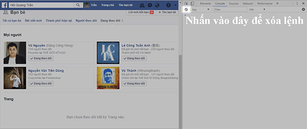 Cách bỏ theo dõi hàng loạt trên facebook (2)
