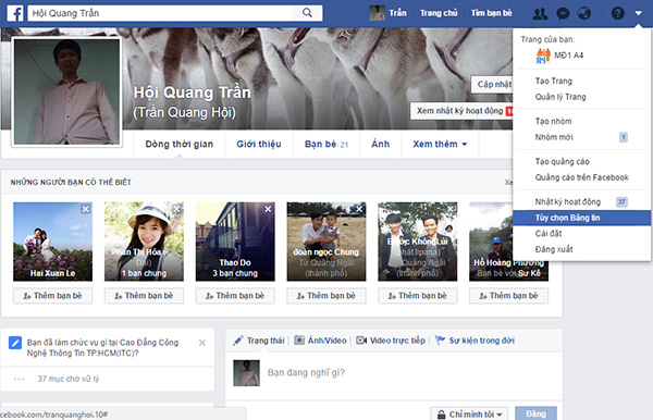 Cách bỏ theo dõi hàng loạt trên facebook (4)