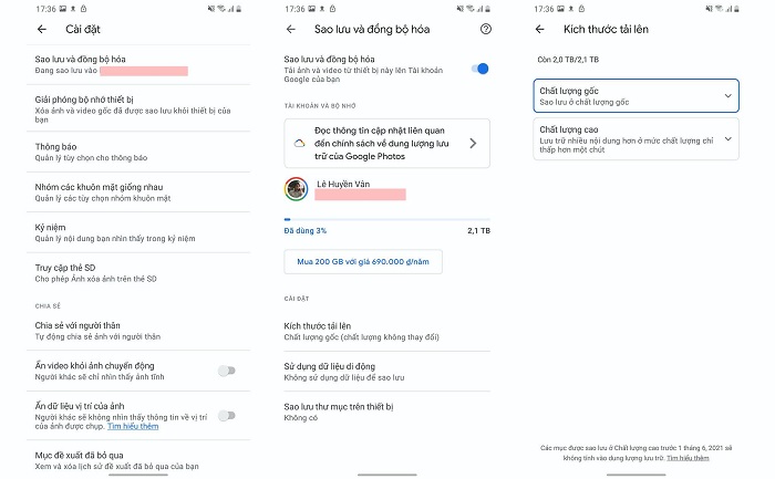 Dùng dịch vụ lưu trữ trực tuyến