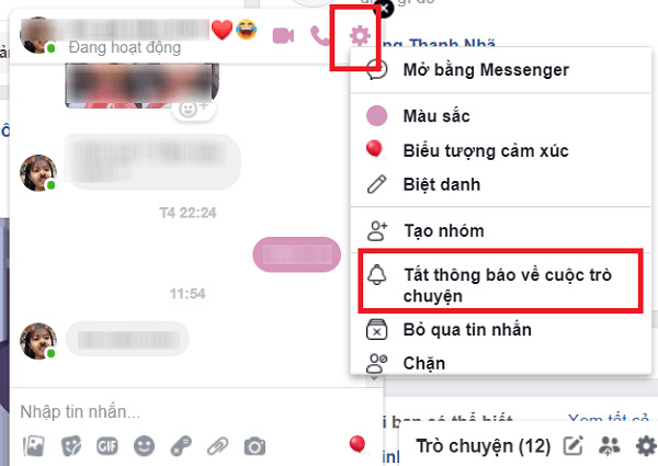 Tắt thông báo Messenger trên máy tính (3)
