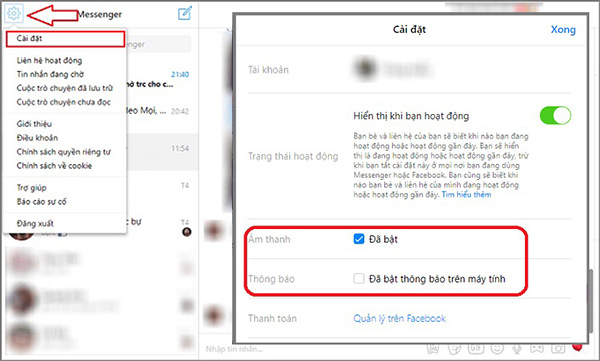 Tắt thông báo Messenger trên máy tính (4)