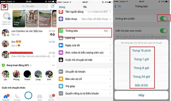 Cách tắt thông báo Messenger trên iPhone (1)