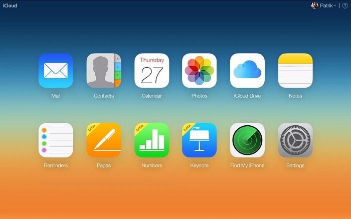Đăng nhập vào iCloud trên máy tính và chọn mục photos