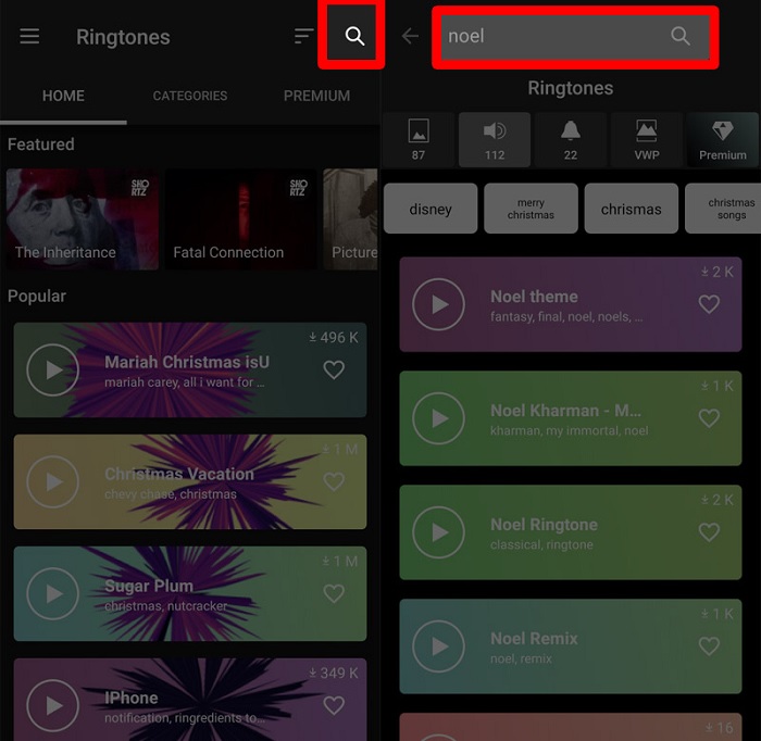 Tìm kiếm nhạc chuông