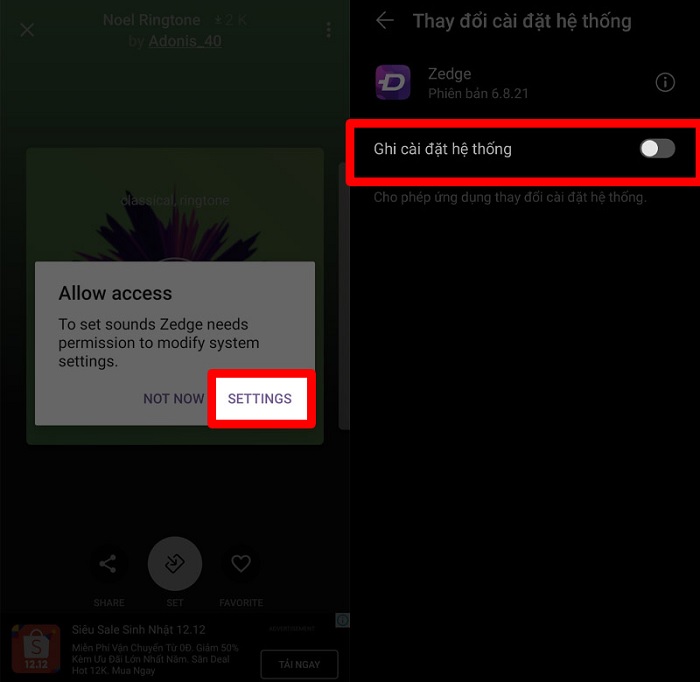 cài nhạc chuông Noel và Happy New Year