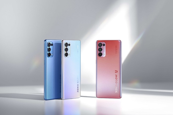 OPPO Reno5 có màu sắc trẻ trung, hiện đại